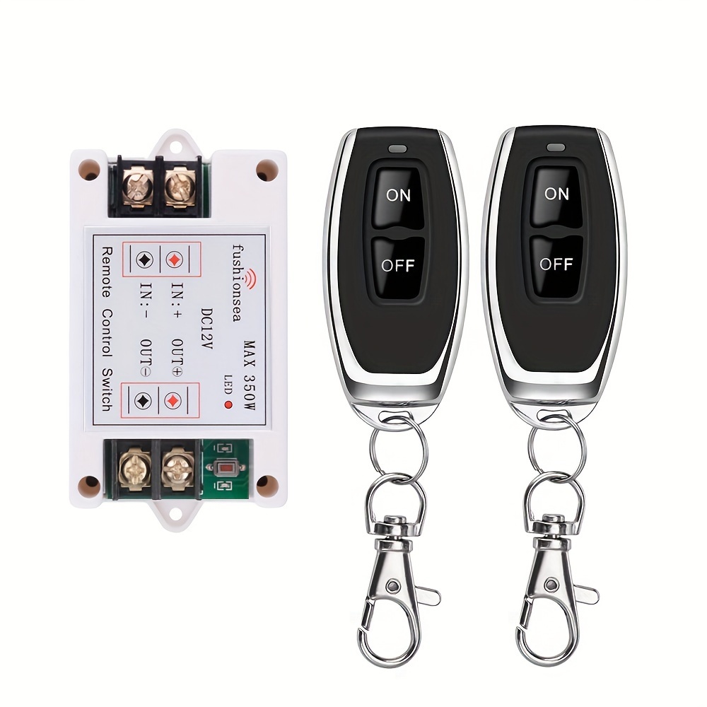 12v 40a Relay Wireless Remote Control Switch System Rf 433mhz Transmitter On Off For Water Heaters Ceiling Led Lamp Motor