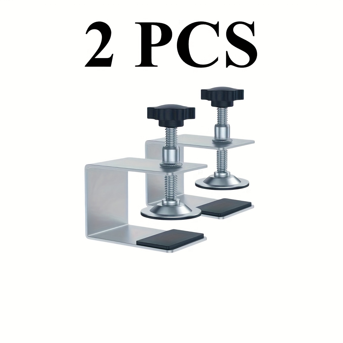 TEMU 2/4pcs Heavy-duty Carbon Steel Drawer Clamps - Adjustable Stable Woodworking & Furniture Assembly Tools With For Cabinets, Desktops, Furniture