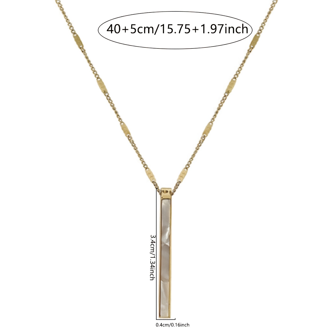 Women's Minimalist Cold-Toned Collarbone Chain Necklace