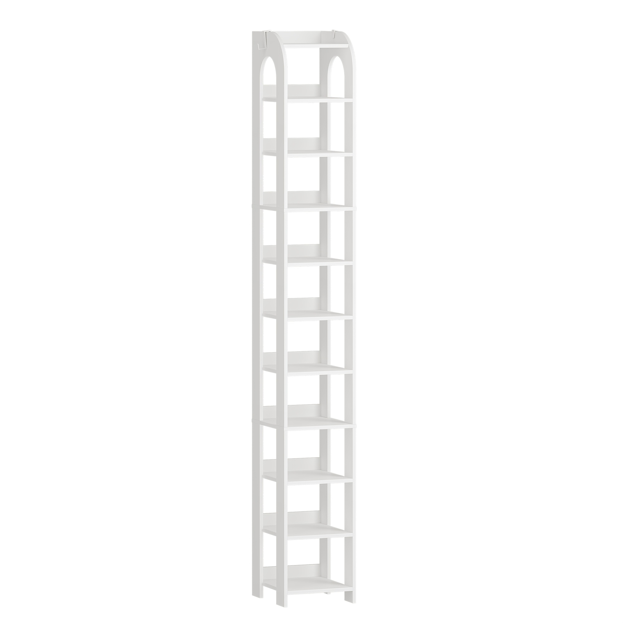 TEMU Zapatero Vertical, Estantes Estrechos de 11 Niveles para Zapatos, Organizador de Zapatos de Madera para Armario, Entrada, de Zapatos para