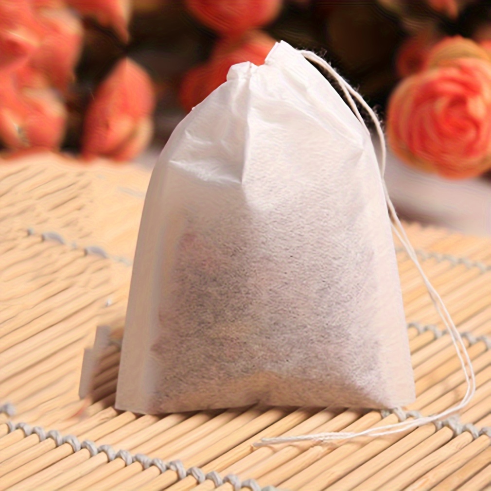 100pcs disposable fabric tea bags non woven coffee filter pouches food cooking infusion bags bulk set details 5