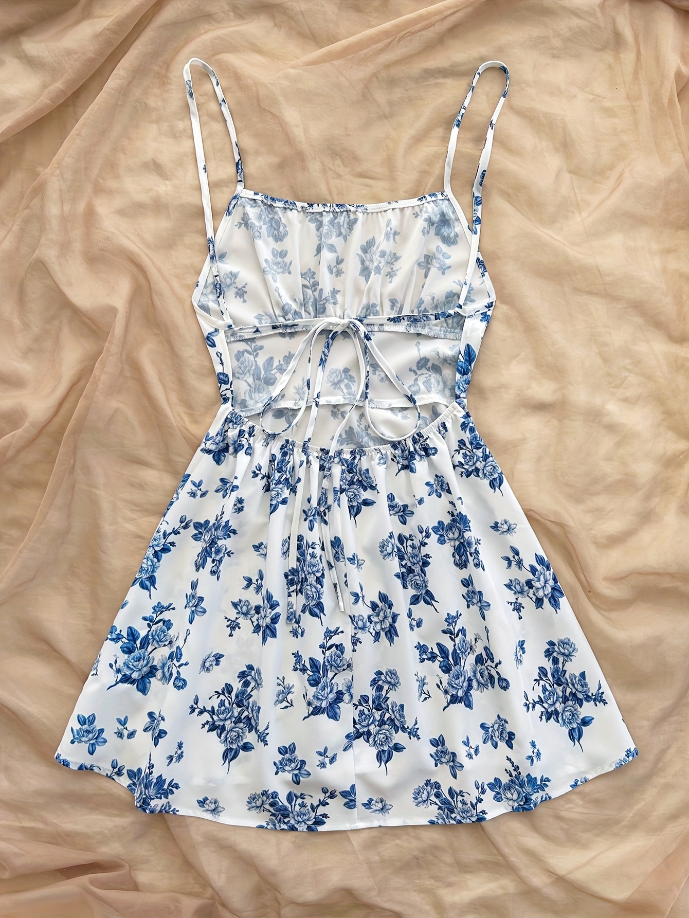 wendy blue dress ZEINA MINI DRESS main image 1