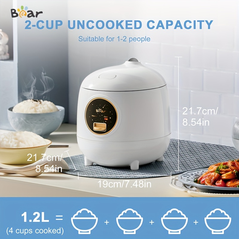 White Rice Rice Cooker Dash Dash 2-Cup Electric Mini Rice Cooker