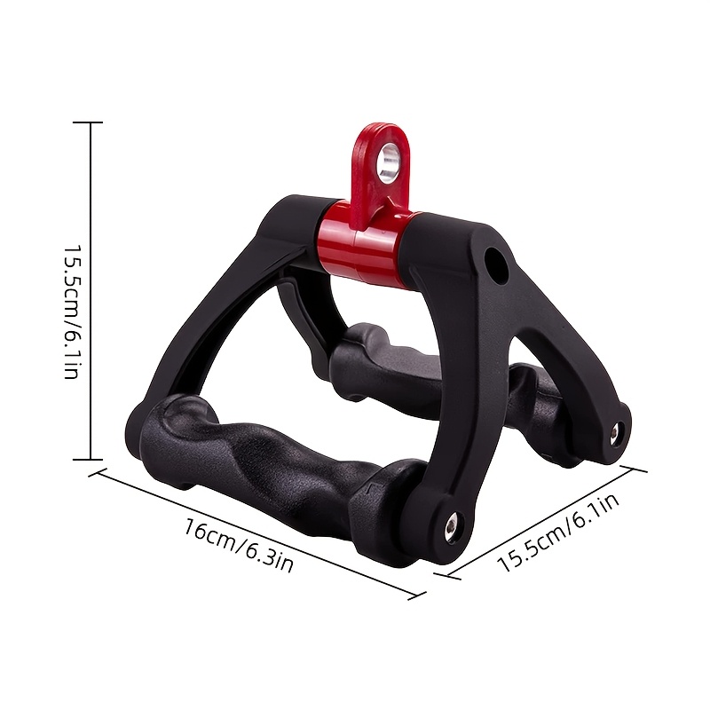 [Muscle-Boosting Fitness Handle] Durable & Rust-Resistant V-Shaped Nylon Pulling Handle - Muscle-Boosting Fitness Equipment for Intense Strength Training - Universal Fit, Ergonomic Grip