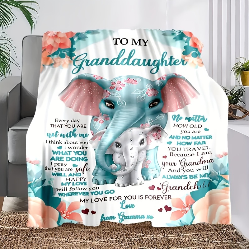 

1pcs And Blanket For Granddaughter - For And Granddaughter - And Soothing Blanket , For , , Sofa, Bed, Camping And