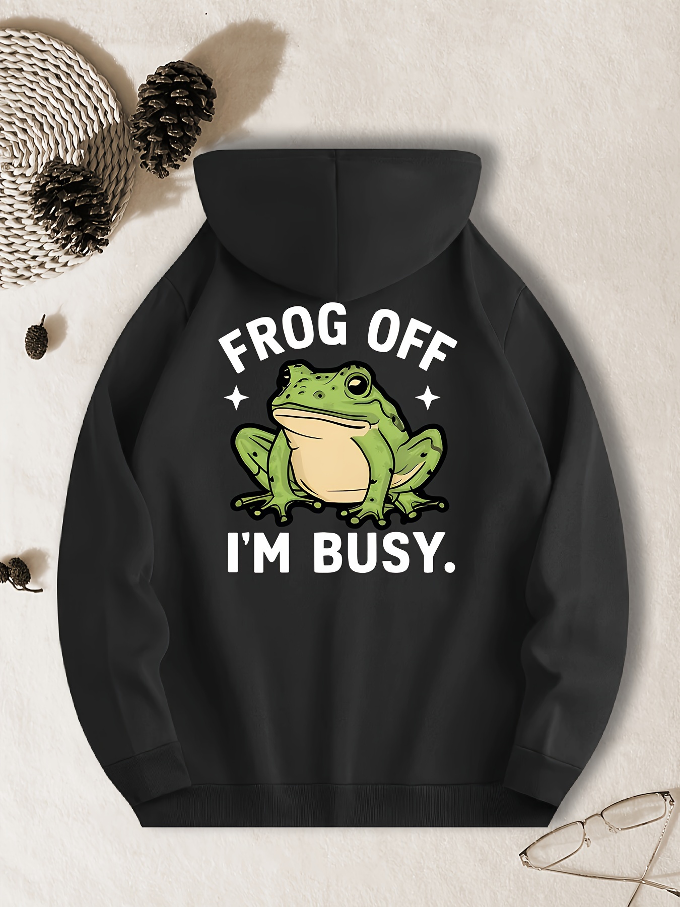 frog hoodie sold on Temu United States