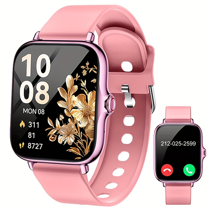 Fully Touchscreen Smartwatches for Men And Women, Featuring Wireless Wireless Calling And Answering, Step Counting, Compatible with Android And Ios Smartphones, Available in Multiple Color Options, Perfect As a Holiday Gift for Men, Women, Couples