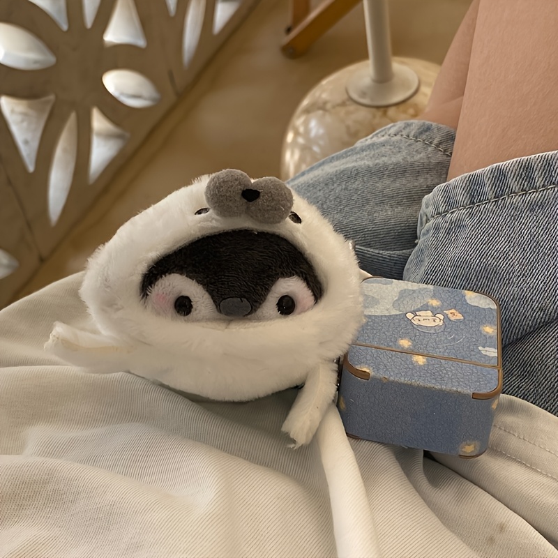1pc Muñeco de Peluche de Pingüino Seudofoca Lindo, Llavero con Colgante de Peluche, Regalo Perfecto