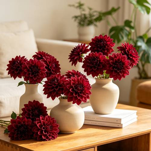 8 pack artificial simulated heads high quality durable material style exquisite and beautiful decoration suitable for table centerpieces home decor wedding venue decoration