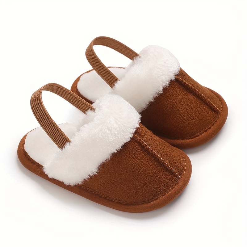 Cozy Plush Baby Girl Slippers Soft, Non-Slip Sole for Indoor Cute  Warm for 0-1 Year Olds *g/Fall, Leisure Style
