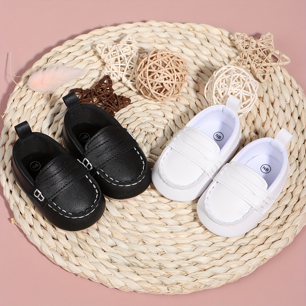 924a6afe-a65b-4ee8-b631-7acd1534005e.jpg LIVELY & CHEERFUL Baby Boys' First Walkers Shoes - Slip-On Low-Top Sneakers with Soft Sole, First Walking Boots for Infant Boys