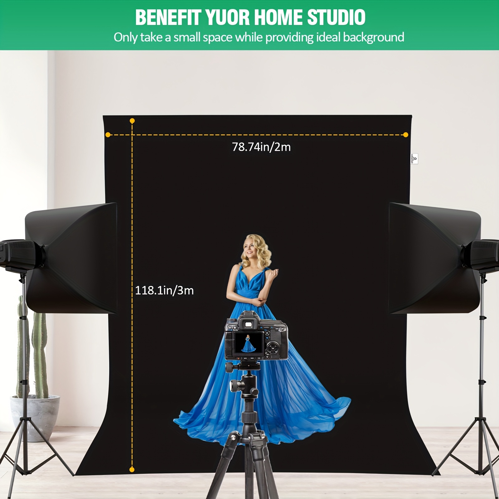Wrinkle Free Background Curtains for Parties