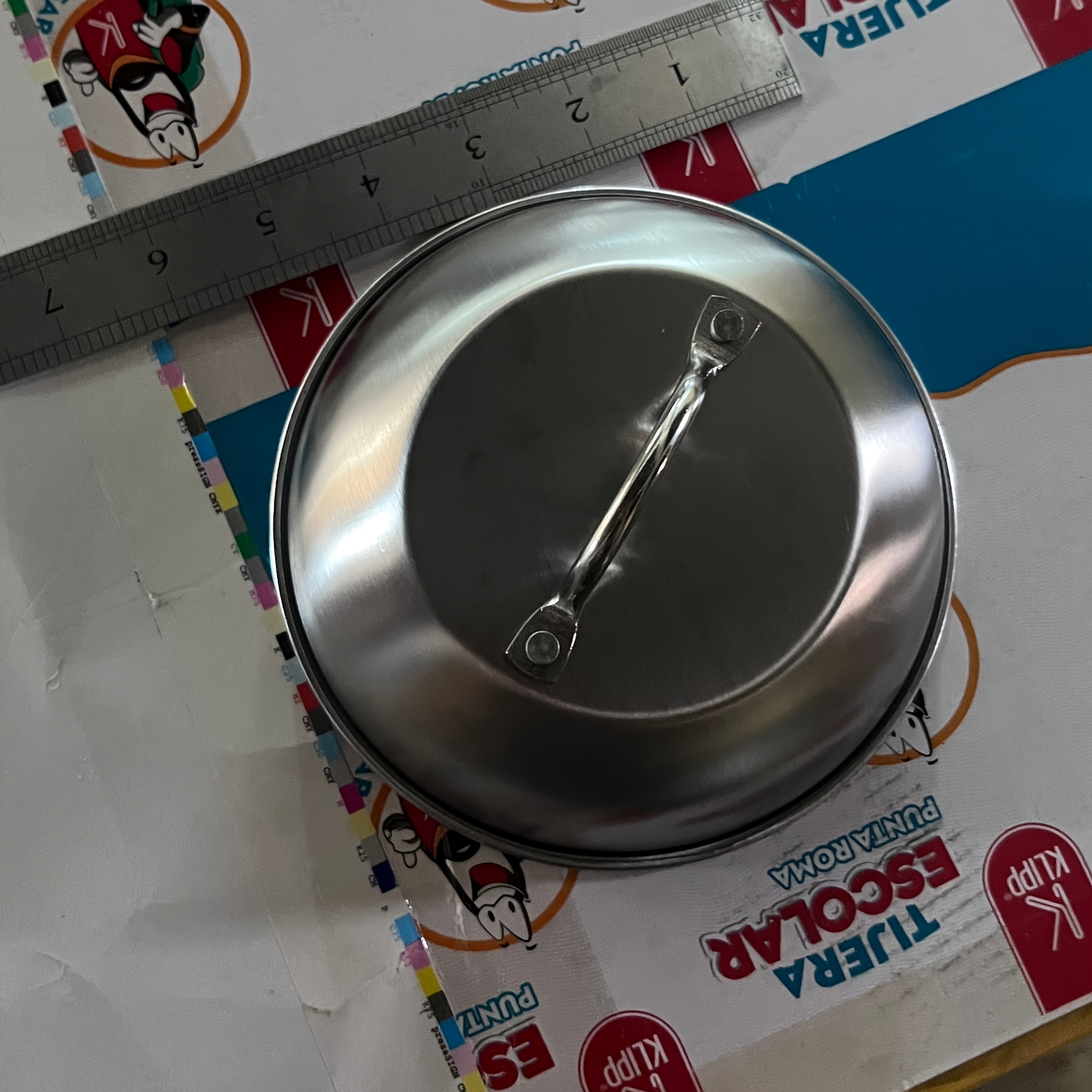 TEMU Food-grade Stainless Steel Cheese Melting Cover, Universal Sauce Pot Lid, Hamburger Steak Special Dome Anti-oil Splash With Handle Lid, Suitable
