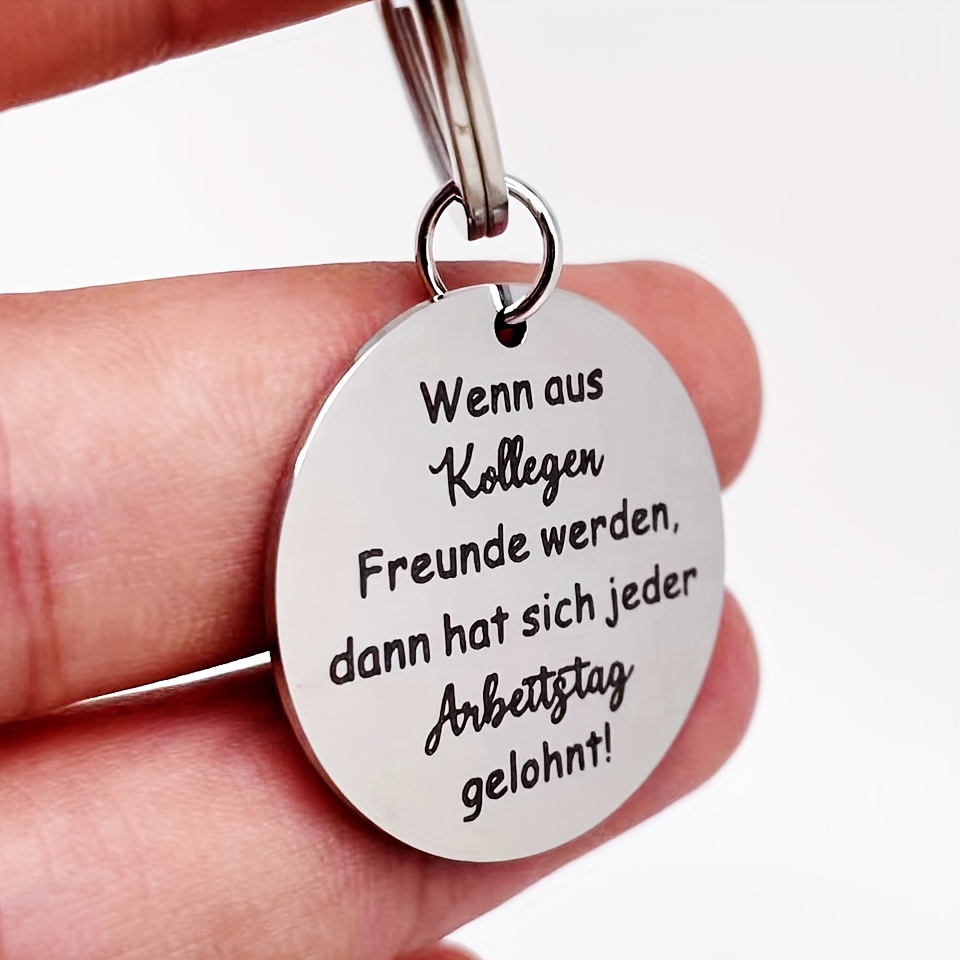 A German Keychain Gift For A Colleague
