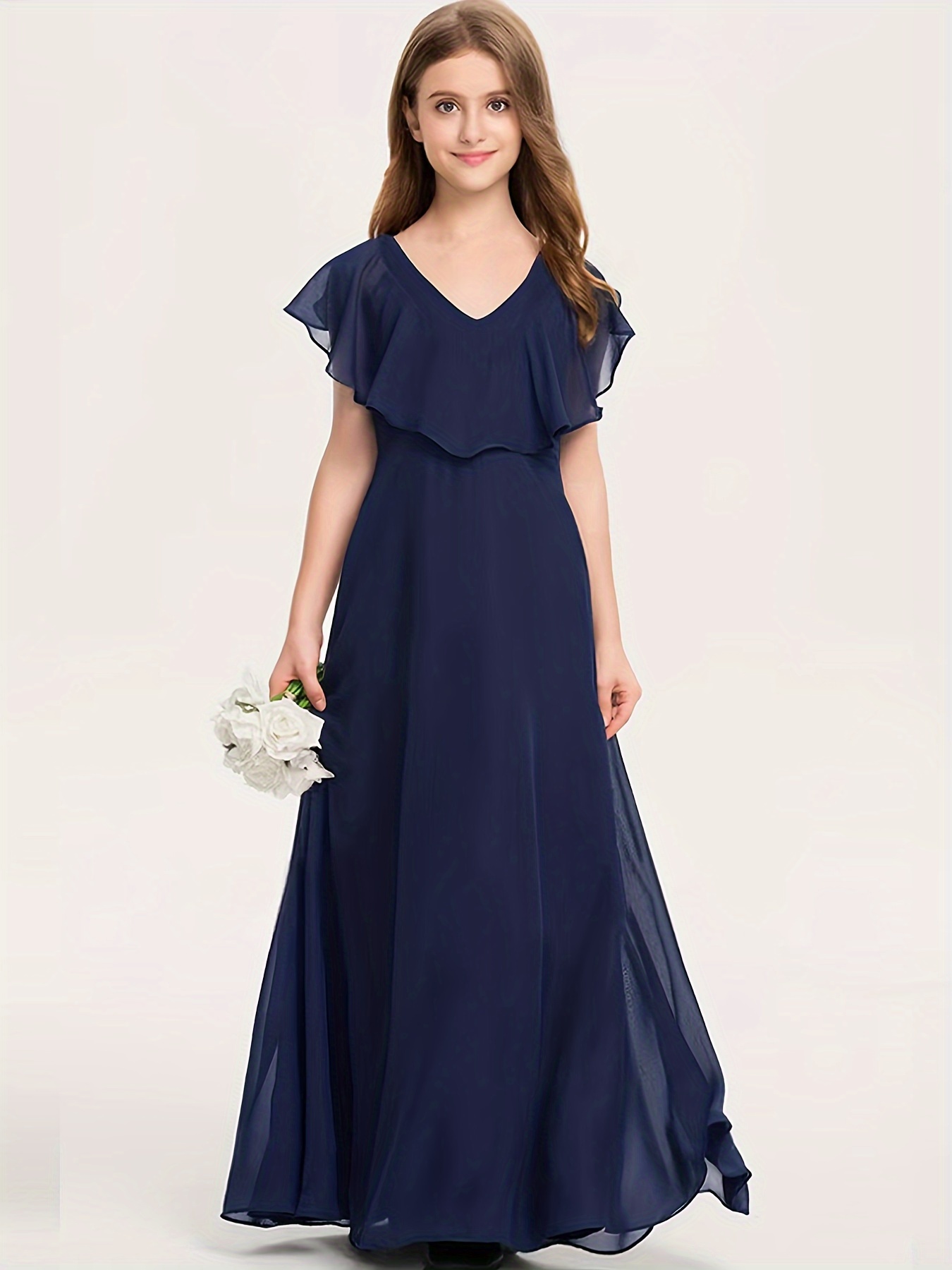 robe à col filles 16 ans robe longue Temu Belgium