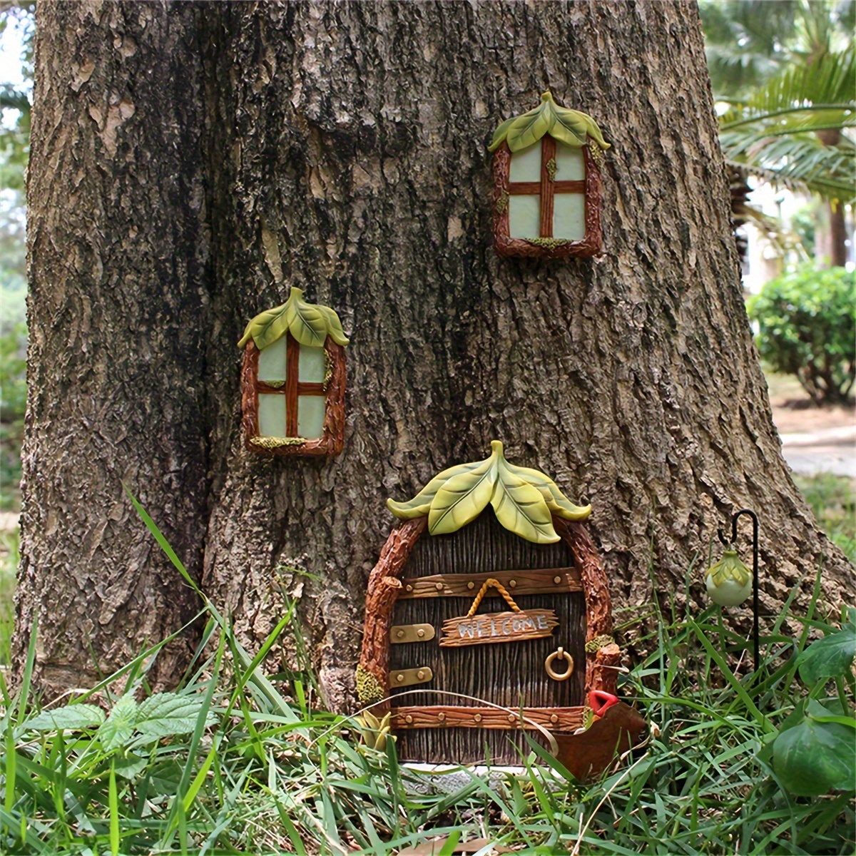 

de en Résine Phosphorescente - Trou de Souris & d'Elfe, de Forêt Enchantée Extérieure, Pas de