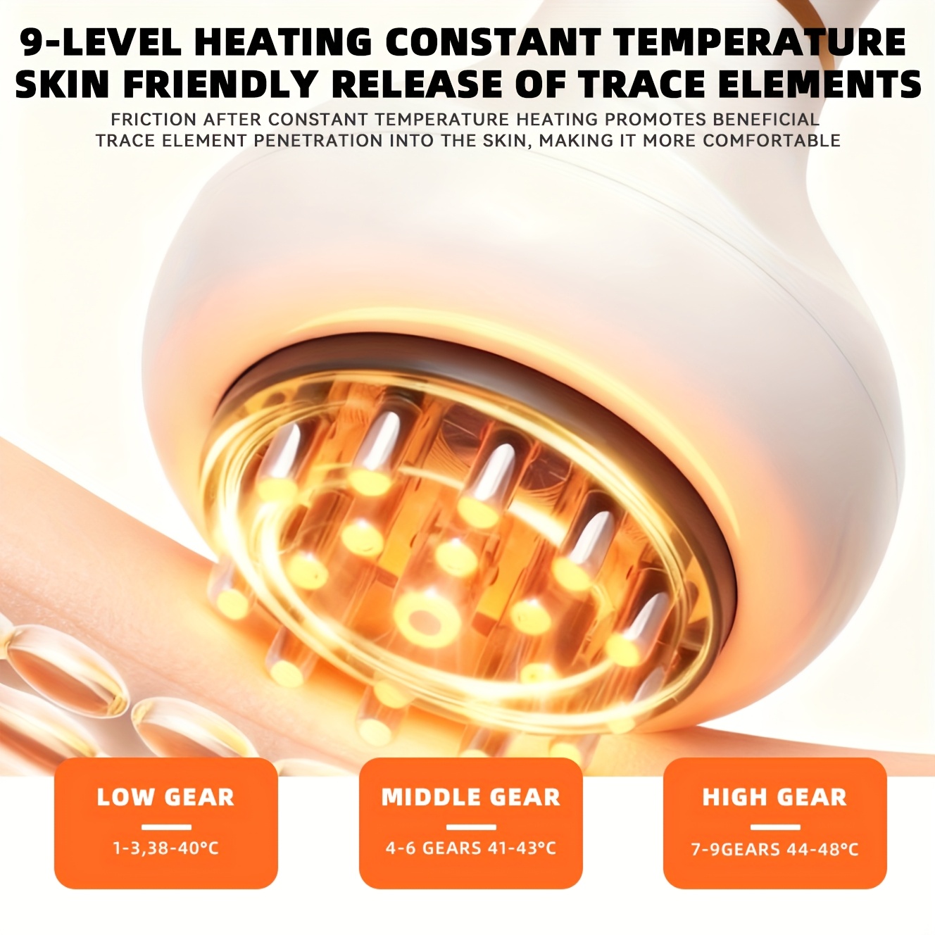 cross border electric meridian brush mini portable   instrument   household whole body cupping device Product details 6