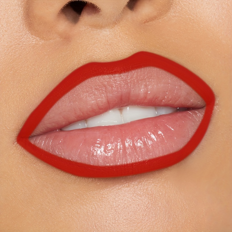Waterproof Matte Lip Liner Pencil Red Contour Tint Lipstick Long-lasting Cup Moisturizing Lips Makeup Cosmetic 12 Colors Halloween