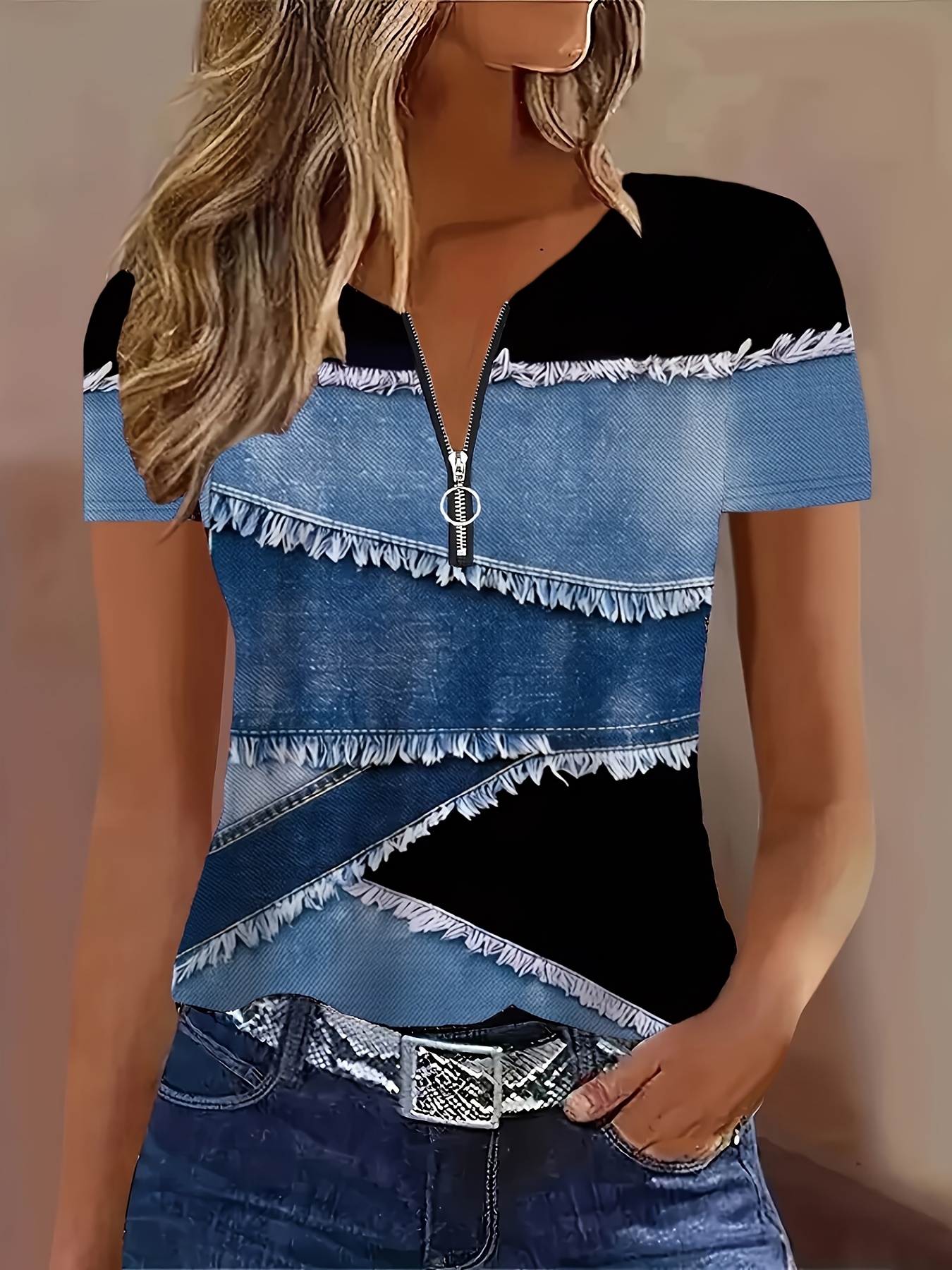 summer ladies tops sold on Temu New Zealand