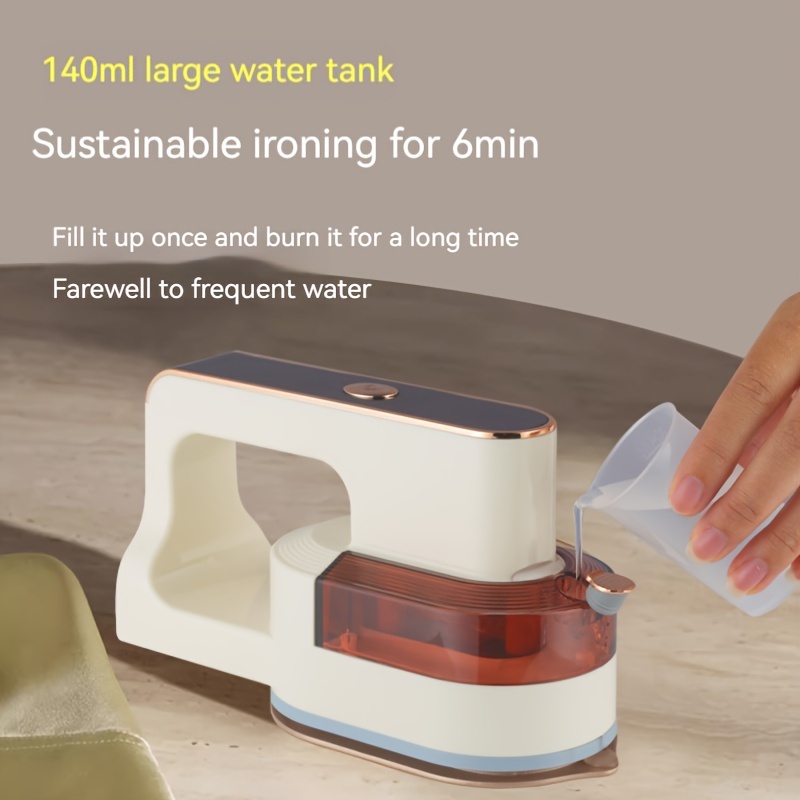 1pc handheld portable steam ironing machine travel mini steam iron fabric clothing shirt electric steam ironing machine travel gifts dorm room essentials details 5