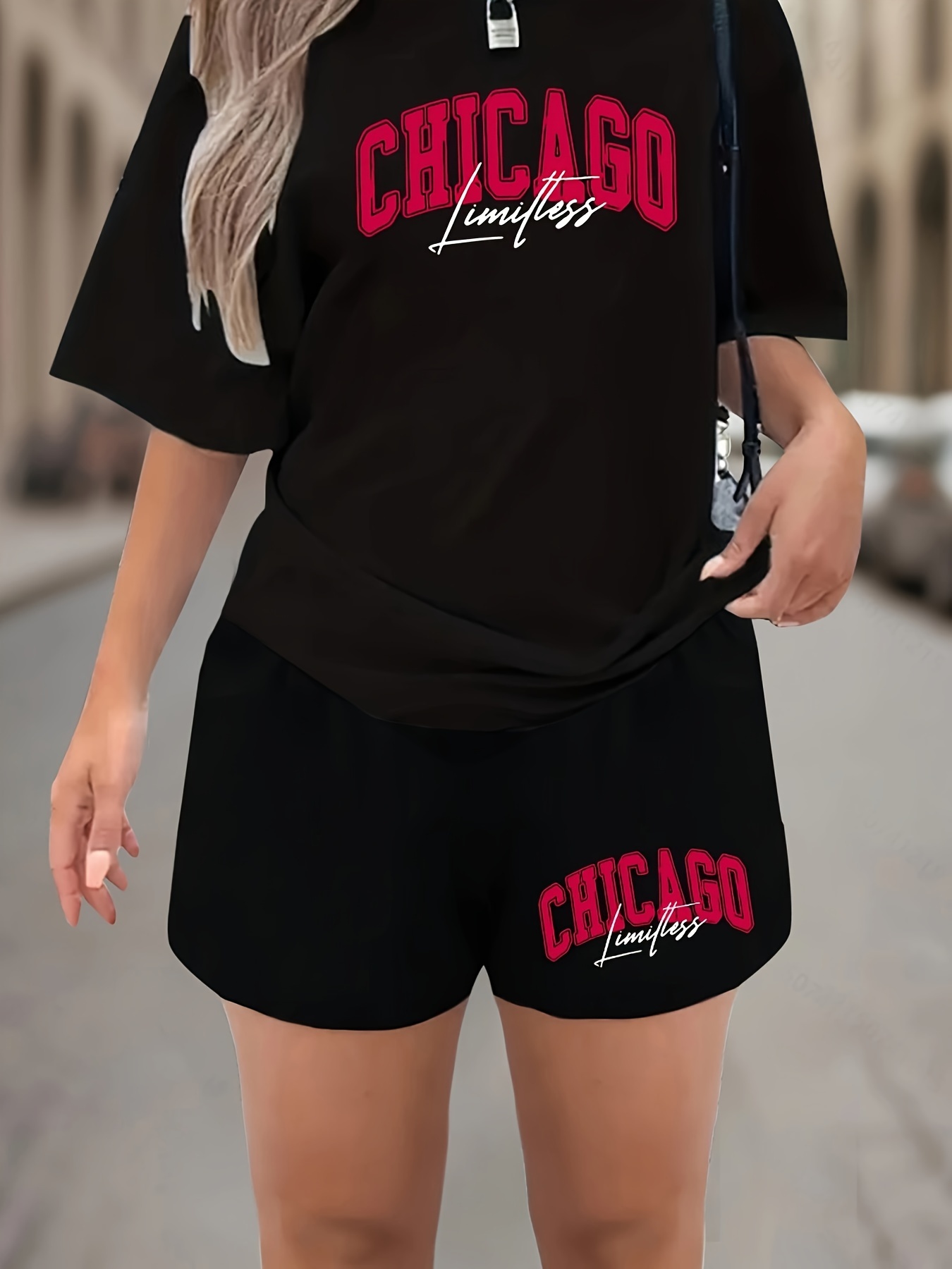 Pantalones Deportivos Pantalon Corto Casual Mujer Conjunto