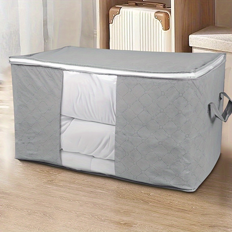 

-large Storage Bag Clear - , Organizer For Blankets & Bedding, Reinforced Handles & - For Organization, Christmas & Halloween