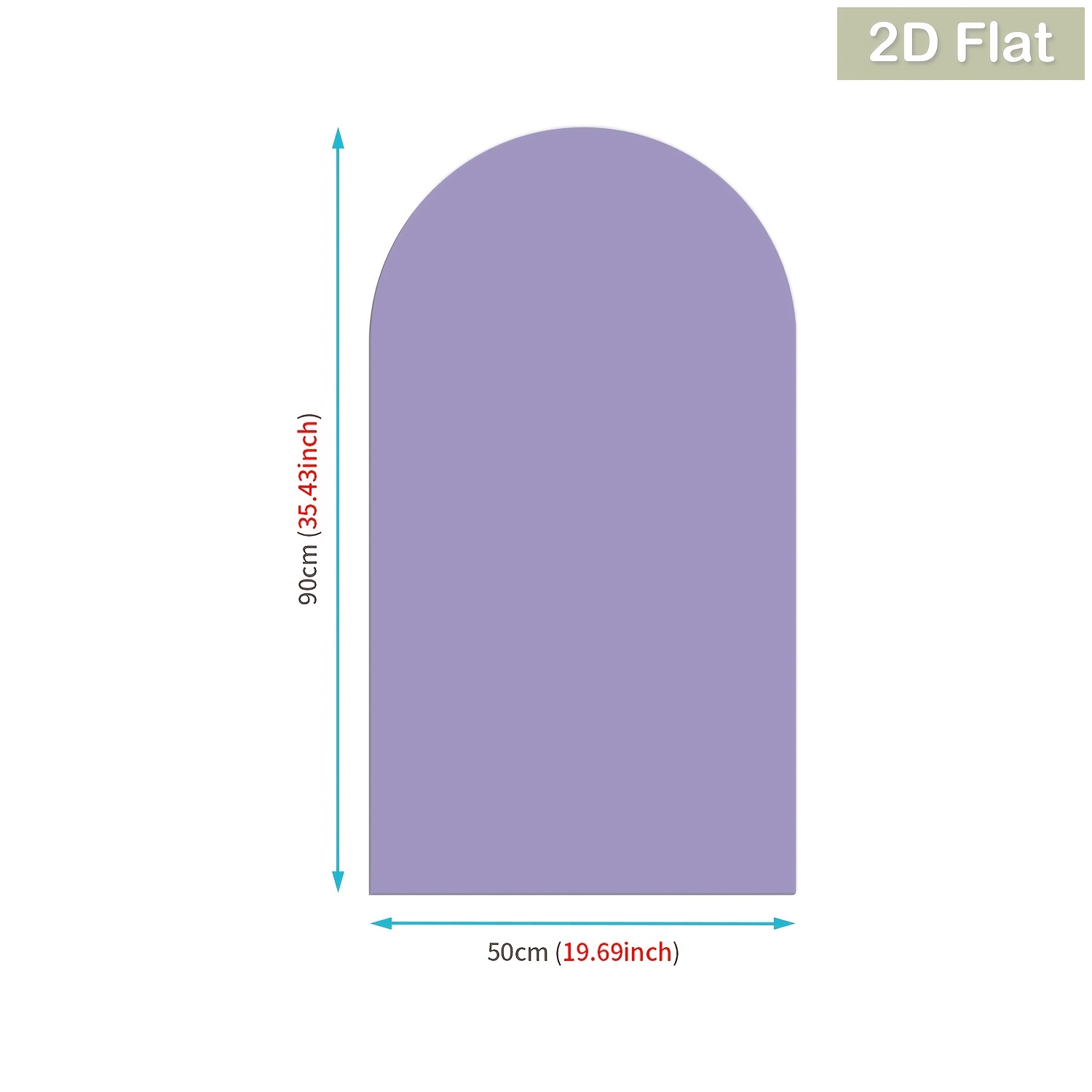 TEMU 1pc Of Arched Decorative Magnetic Whiteboard Wall Sticker Brown Semi-circular Arc Pattern Home Message Boards Writing Wall Paper Self-adhesive