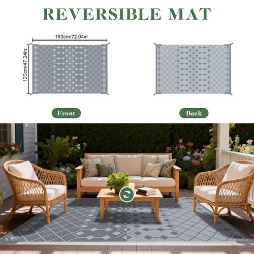 outdoor rug reversible mats foldable reversible plastic straw rug modern area rug large floor mat and rug for patio backyard deck picnic beach trailer camping