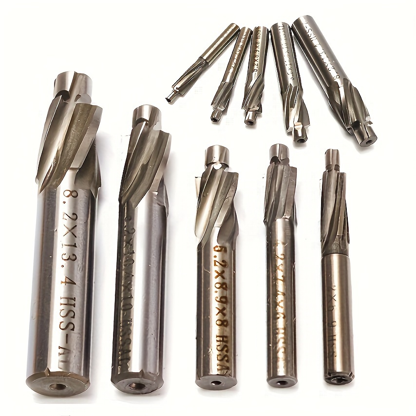 

5pcs Metal Set, Slotted Milling , , Manual , No Battery Required, For Woodworking And Metalworking