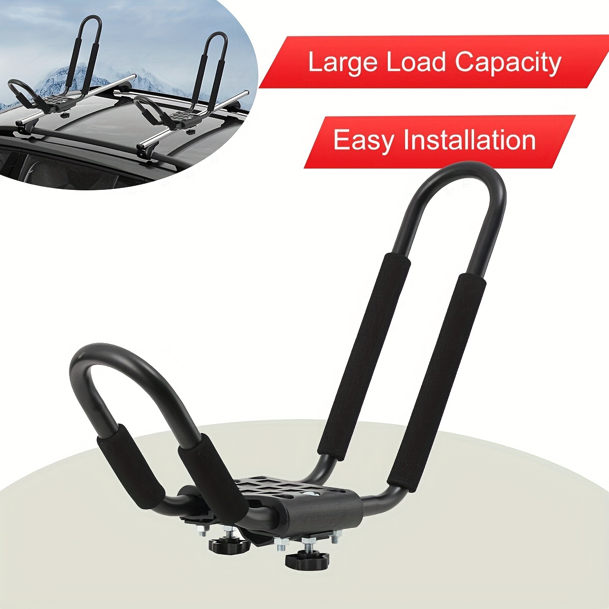 TEMU 2 Pair Of Kayak Racks Kayak Racks Car Roof Racks Boat Racks