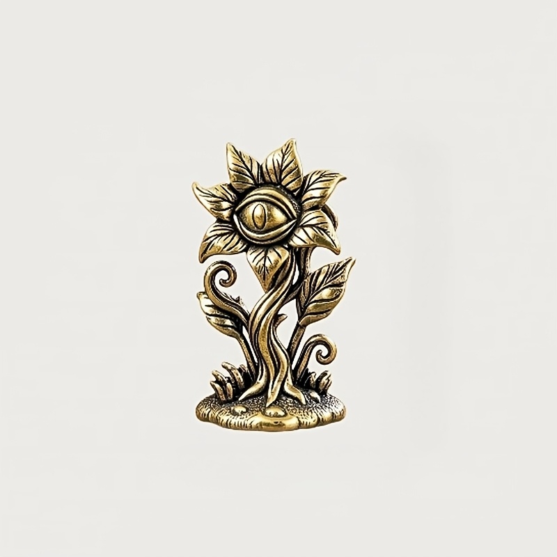 TEMU Statue de l'Œil Tout- , Ornement, Décor esthétique mythologique de fantaisie , Convient pour étagère de bureau, Curiosité originale, Cadeau ,