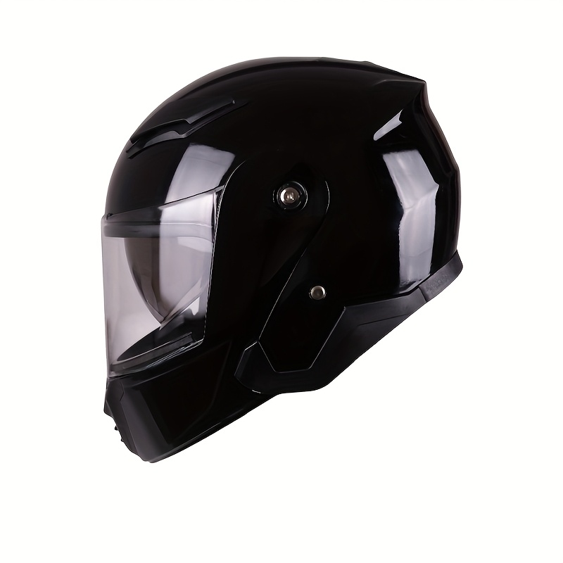 h68 modular motorcycle helmet half helmet with integrated clear