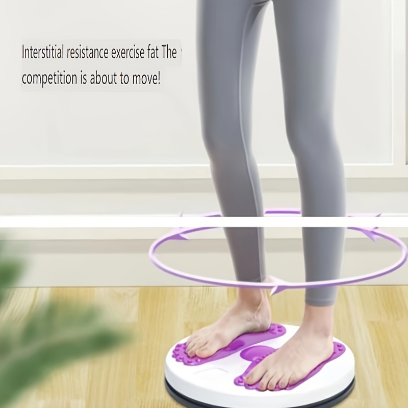 Magnetic Waist Twisting Disc for Fitness & Weight Loss - High-Durability Plastic, Non-Electric, Perfect for Outdoor Exercise & Abdominal Slimming