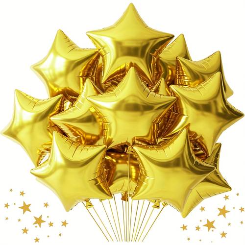 poza articolului 25 bucăți set baloane , 10 inch baloane folie , baloane în formă de , baloane mylar, baloane cu heliu pentru petreceri de aniversare, nuntă, baby shower, nou, decoratiuni pentru absolvire