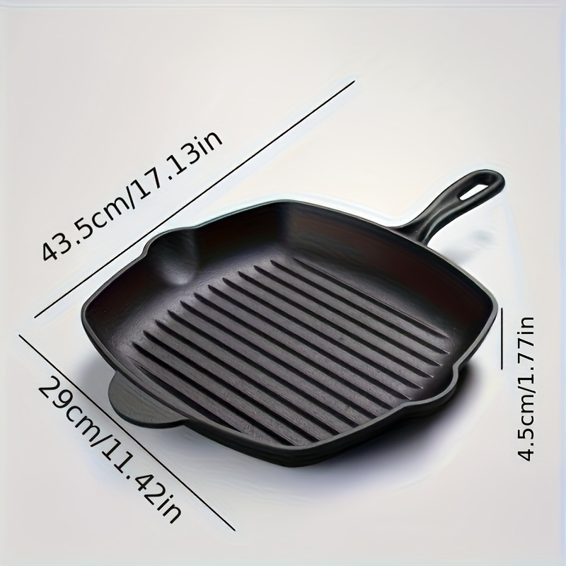 kitchen   non stick cast     steak fish thickened flat bottom ideal for home kitchens restaurants details 2