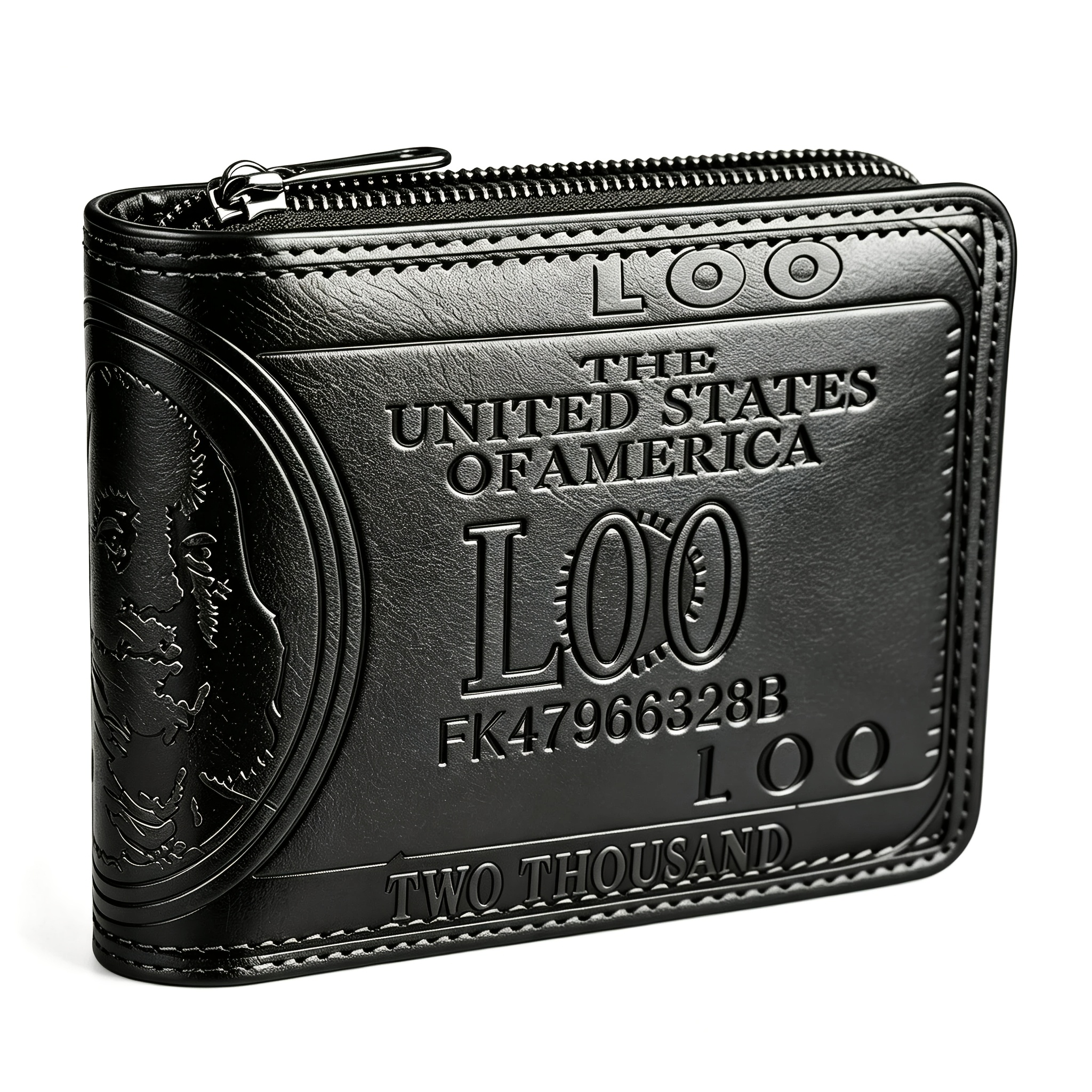 TEMU Men's Stylish Casual Wallet Featuring A Vintage Us Design; A Compact, High-capacity Bifold Wallet With Multiple Card Slots And A Coin Pocket An