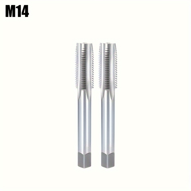 2pcs M4-m16 Hand Tap Straight Flutes Screw Tapping Threading Machinist Repair