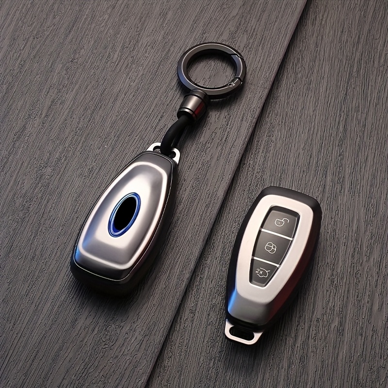 Image of 1pc Durable Tpu Key Fob Cover For Ford Transit Kuga Mk3 Focus 3 4 For Station Wagon Mk3 ,anti-fall Wear-resistant Car Key Chain Accessories For Man,protective Key Shell Accessory