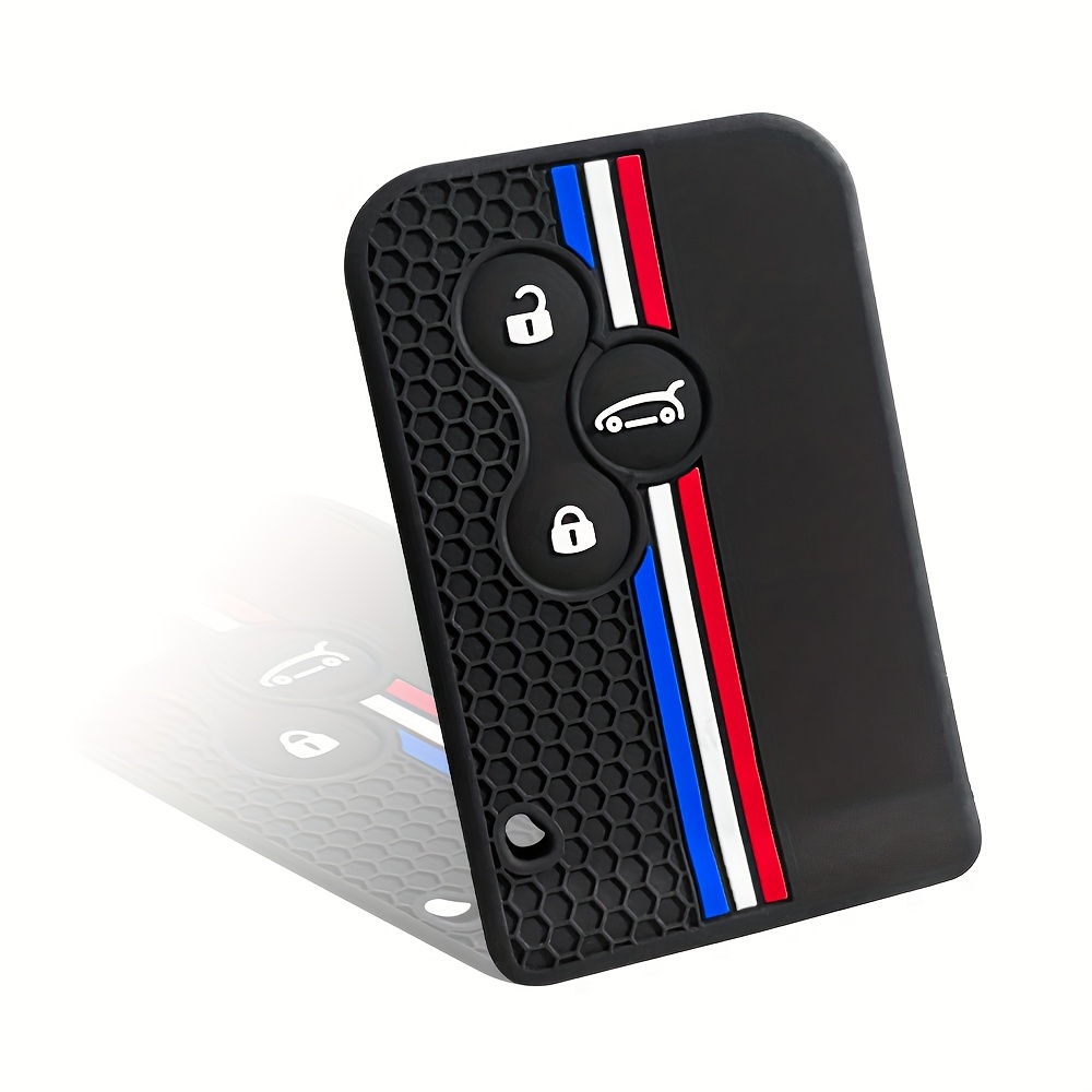 TEMU Premium para Llave, Compatible con Algunos Modelos for Renault, para Llave Inteligente Megane Tricolor, Estuche para Control Remoto con de Panal