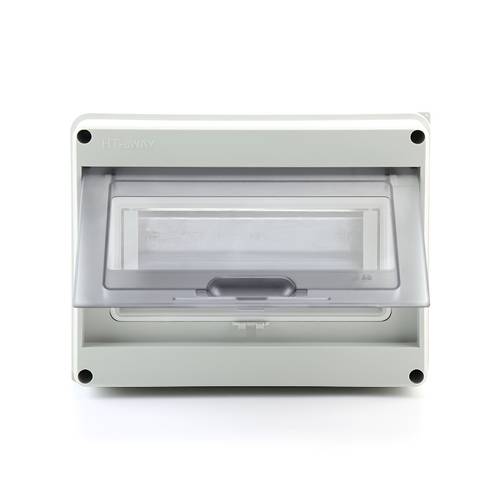 8 way circuit breaker mcb distribution protection box ip65 abs plastic circuit breaker electric box with transparent cover ht 8 outdoor distribution box household outdoor