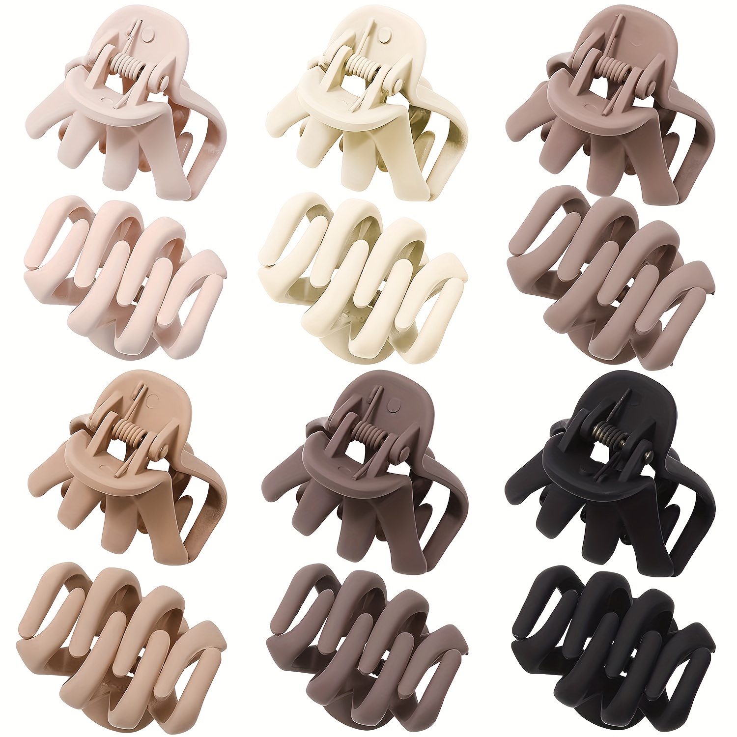 

12pcs Women's - , 1.57" Jaw For To , Hold In 6