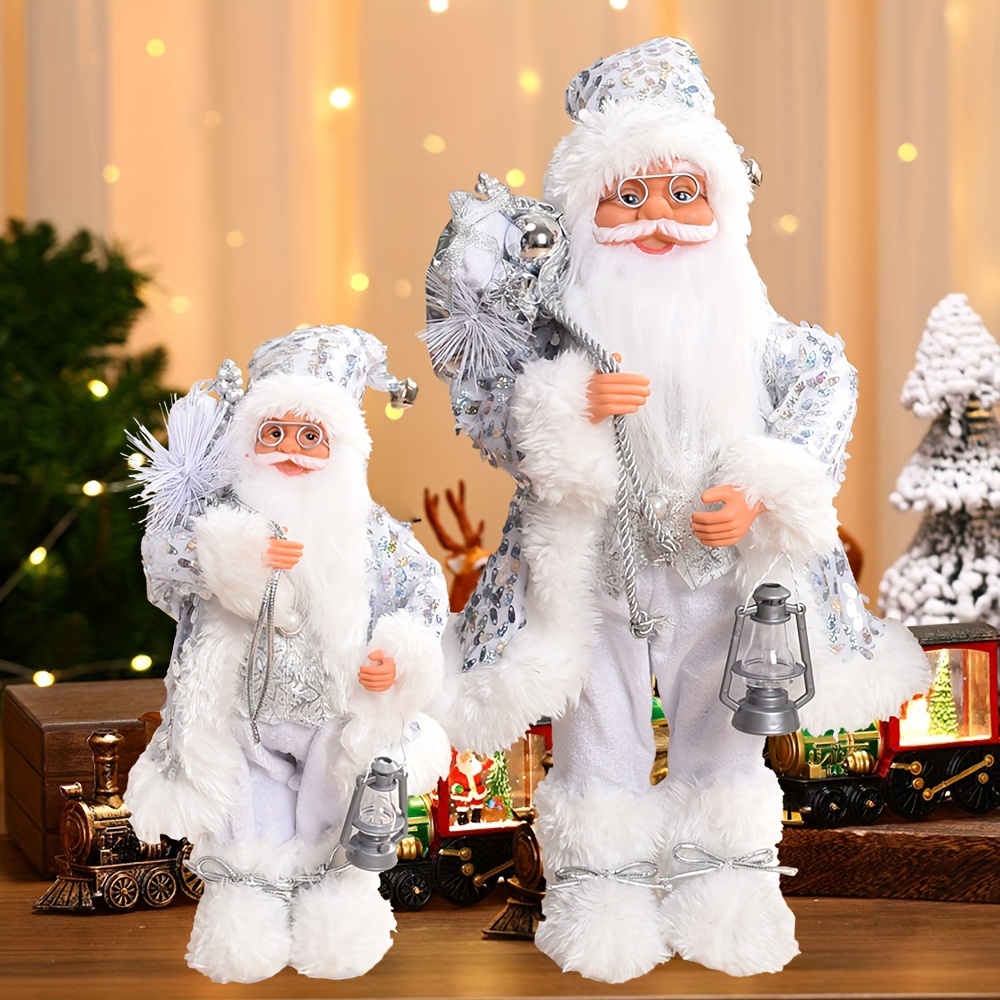 

Santa Figurines - 30/45cm Christmas Decorations, Freestanding, No Needed, For Christmas Tree, , Fireplace Display, Ornaments For Thanksgiving, Christmas, - Of 1