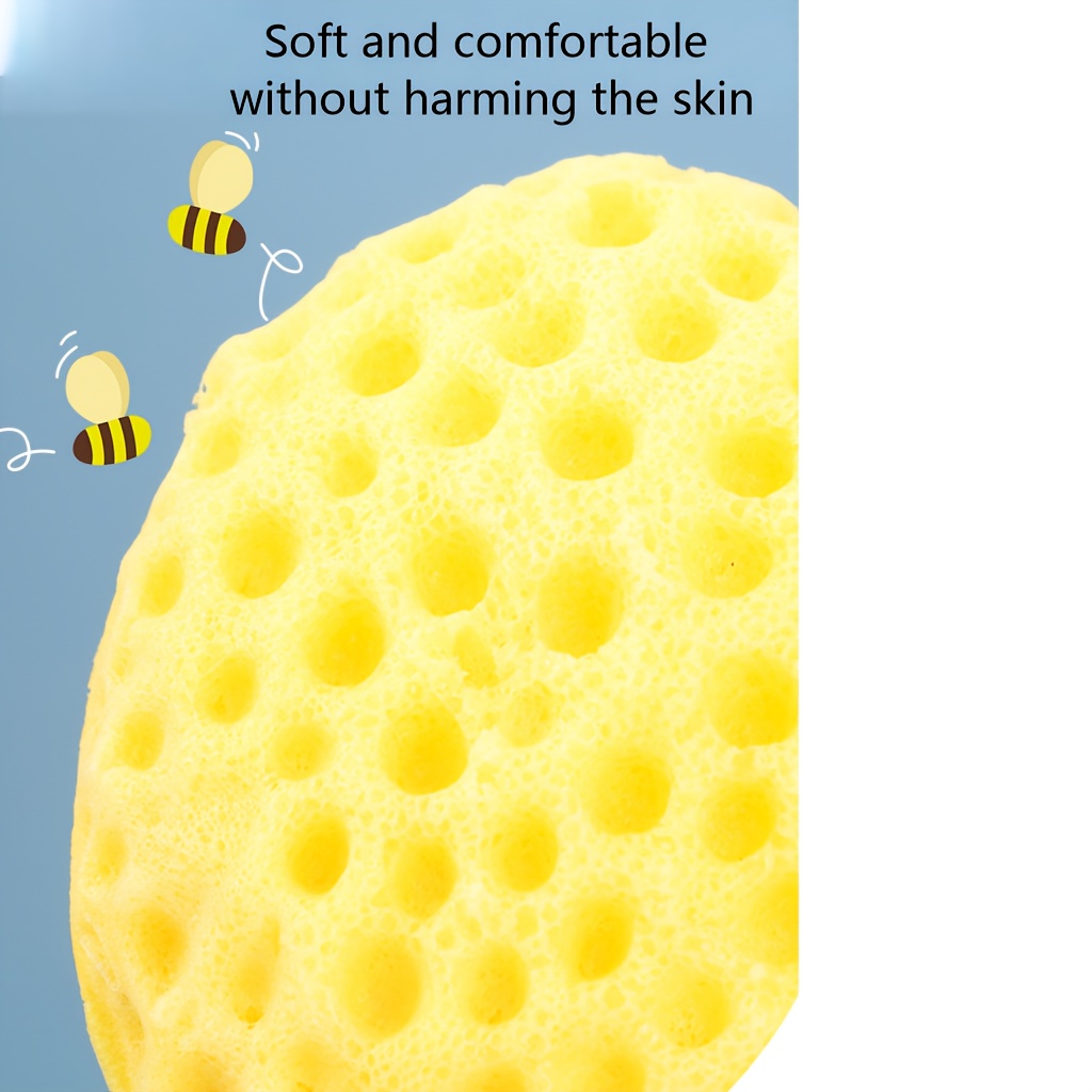 Small Skin-Friendly Bath Sponge for Gentle Cleansing