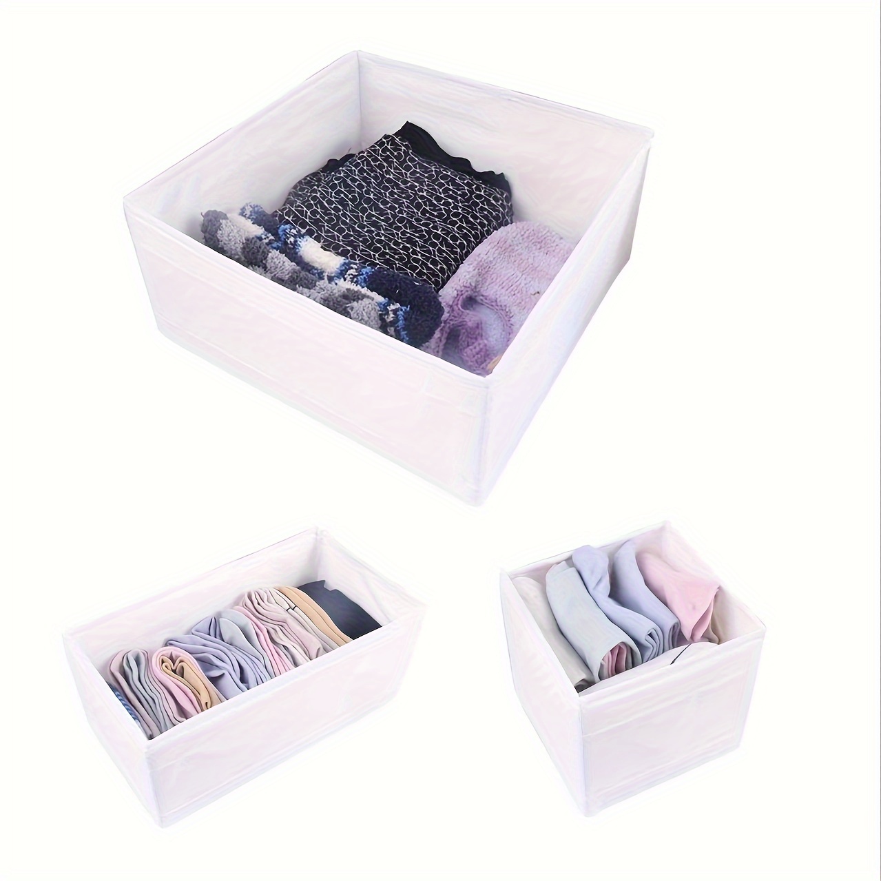 3 Unids/set Organizador Cajones Ropa Interior Divisores Ropa - Temu