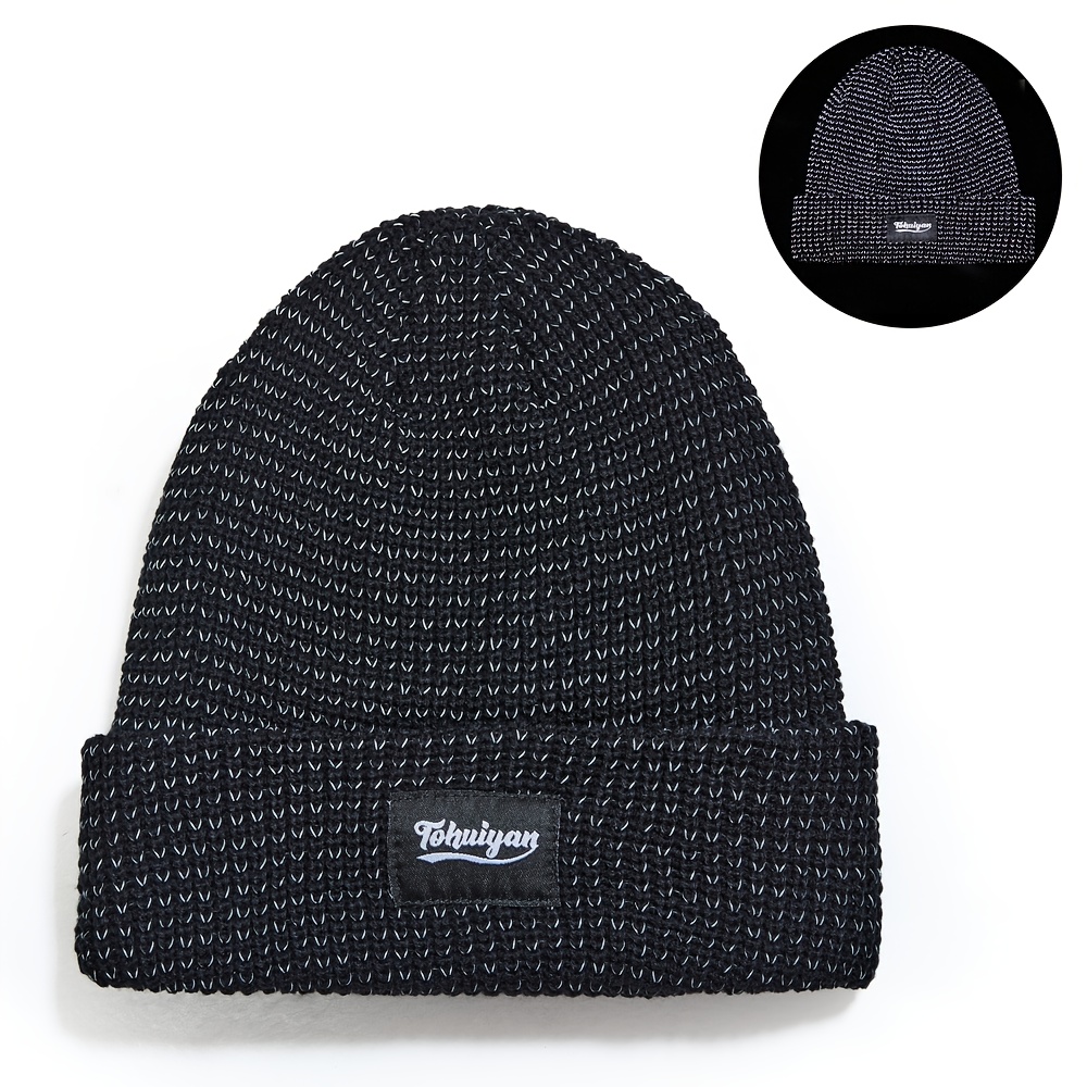 Autumn/winter Reflective Knitted Hat Sc002