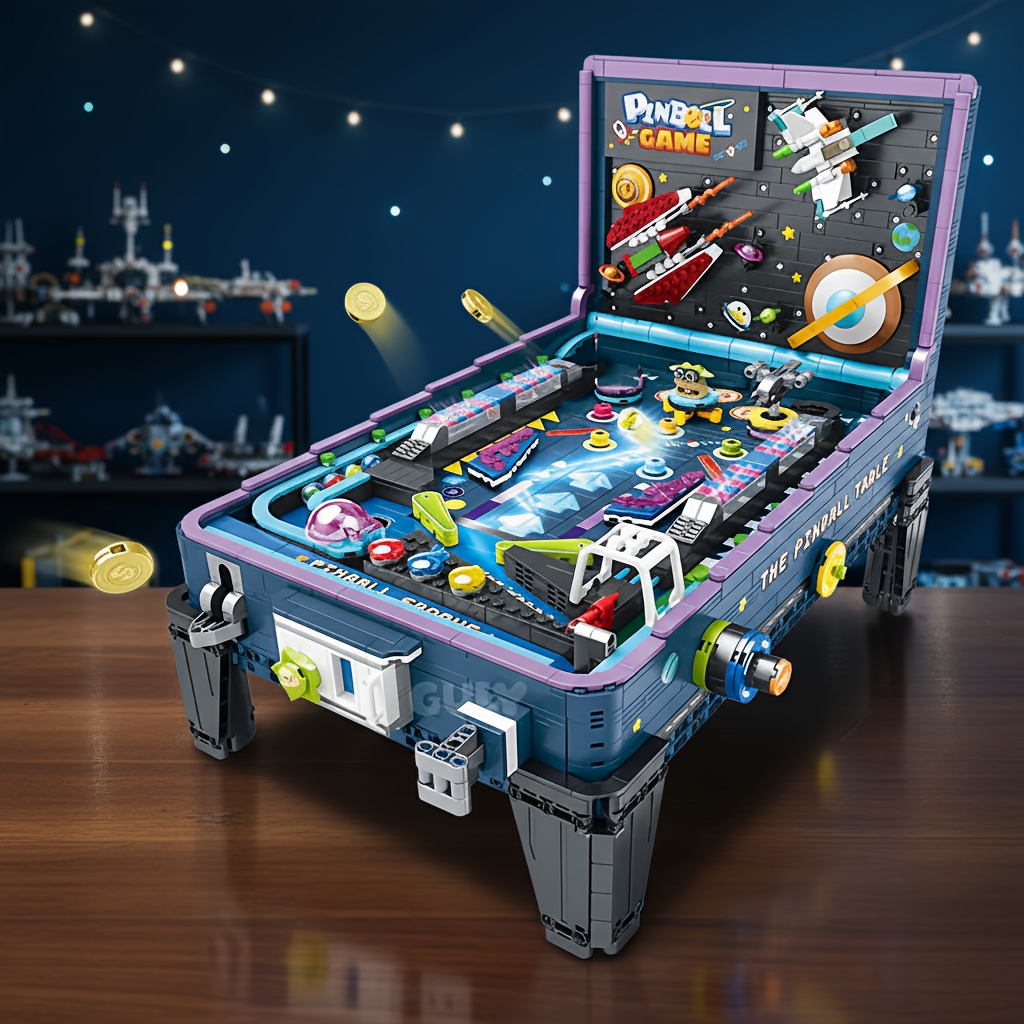 Image of No Original Box 2309pcs Home Decoration Pinball Building Block Set For Gift, Guly60526 Toys Model Block Brick For Birthdays, Valentines, Christmas Gift