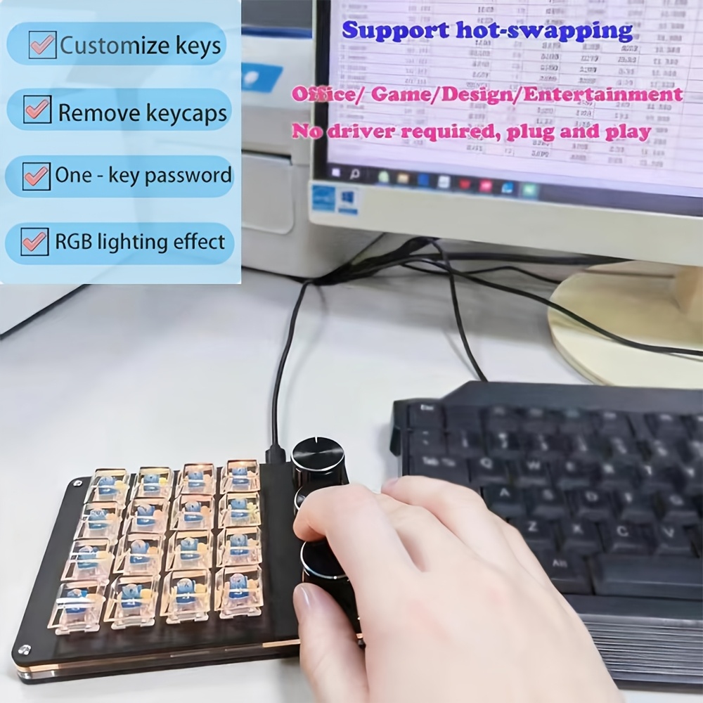 numeric keypad sold on Temu United States