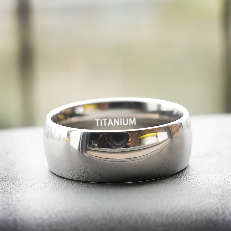 Titanium Couple's Ring - Timeless Non Fading Design