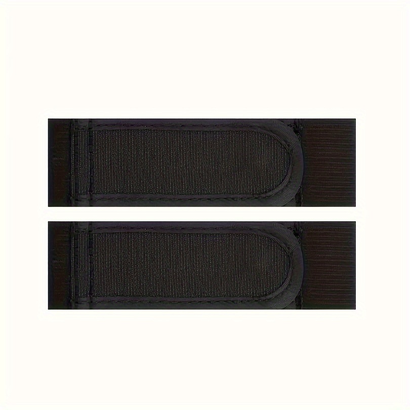 Men's No Buckle Adjustable Nylon Strap Belt 2 Pack
