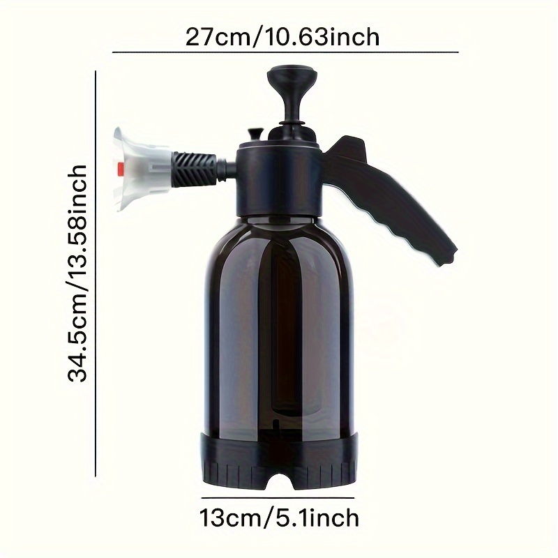 67.63oz Handheld Foam Sprayer for Cars &amp; Home - Dual-Use, Air Pressure Nozzle for Car Wash, Gardening &amp; Maintenance